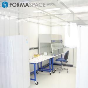 Clean room with a fumehood