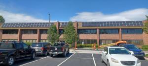 Commercial Building Solar On Awning