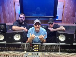 Caesar Reddington, Chuck Alkazian, Drew Lines at Pearl Sound Studio