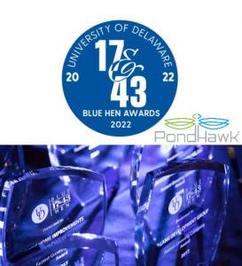 Blue Hen Awards 2022 from the University of Delaware to Linne Industries manufacturer of PondHawk