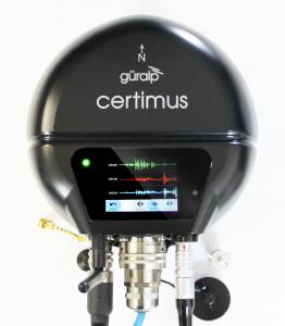 Certimus seismic station with optional touch sensitive LCD screen