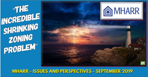 Manufactured Housing Association for Regulatory Reform (MHARR) "Issues and Perspectives" focuses on effort to get one or more MHI state affilates to join in an effort to legally compel local jurisdictions to follow federal "enhanced exemption" mandated by