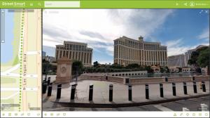 Street Smart view of the Bellagio in Las Vegas.