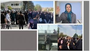 Maryam Rajavi: "praised the people of Iran in their anti-regime uprising and condemned the regime’s brutality and said, these shining stars of Iran’s history are the sacrifice of our nation for freedom and promising the end of religious fascism,”