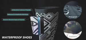 Three-Layer Construction of Breathable Waterproof Shoes