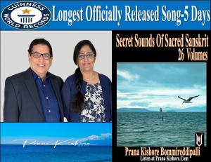 Prana Kishore Bommireddipalli Guinness World Record Holder with his wife Rathi Kishore