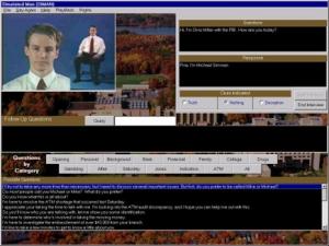 Figure 1. Screen Capture of the First PeopleSim® Role-Player Mike Simmen for the FBI
