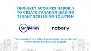 SingleKey Acquires Naborly to Create Canada's Leading Tenant Screening Solution