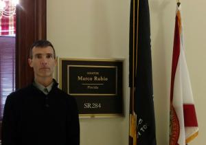 America's child protector and SubscriberWise founder David E. Howe at the Office of United States Senator Marco Rubio, Washington, D.C.