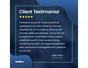 Another 5 Star Review for PrintBoss Software