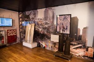 A peek inside the Tunnel to Towers Mobile 9/11 Exhibit Trailer