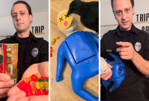 Litchfield created a video focused on what parents should do if their children accidentally eat hallucinogenic candy on Halloween