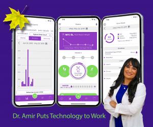 Dr. Amir and her mobile app