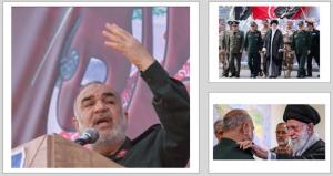 Far from being an expression of power, the bellowing rant by IRGC’s Commander-in-Chief Hossein Salami in Shiraz on October 29 pointed to the Force’s utter weakness and failure to thwart the nationwide uprising that entered its 45th day on October 30.