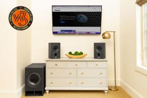 Room with Danley products in the room.