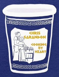 Chris Sarandon 'Cooking By Heart' podcast show logo