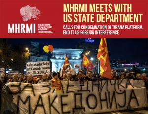 Protest in Macedonia against US foreign interference