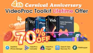 VidoeProc Converter 4th Anniversary