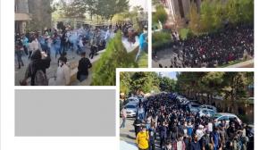 The uprising in Iran is marking its 46th day on Monday, following a day of relentless protests throughout the country. Students in dozens of universities continued their protests in the face of an escalating crackdown by the oppressive security forces.