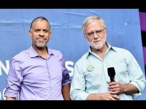 Howie Hawkins and Larry Sharpe, Write-In Candidates for Governor of NY