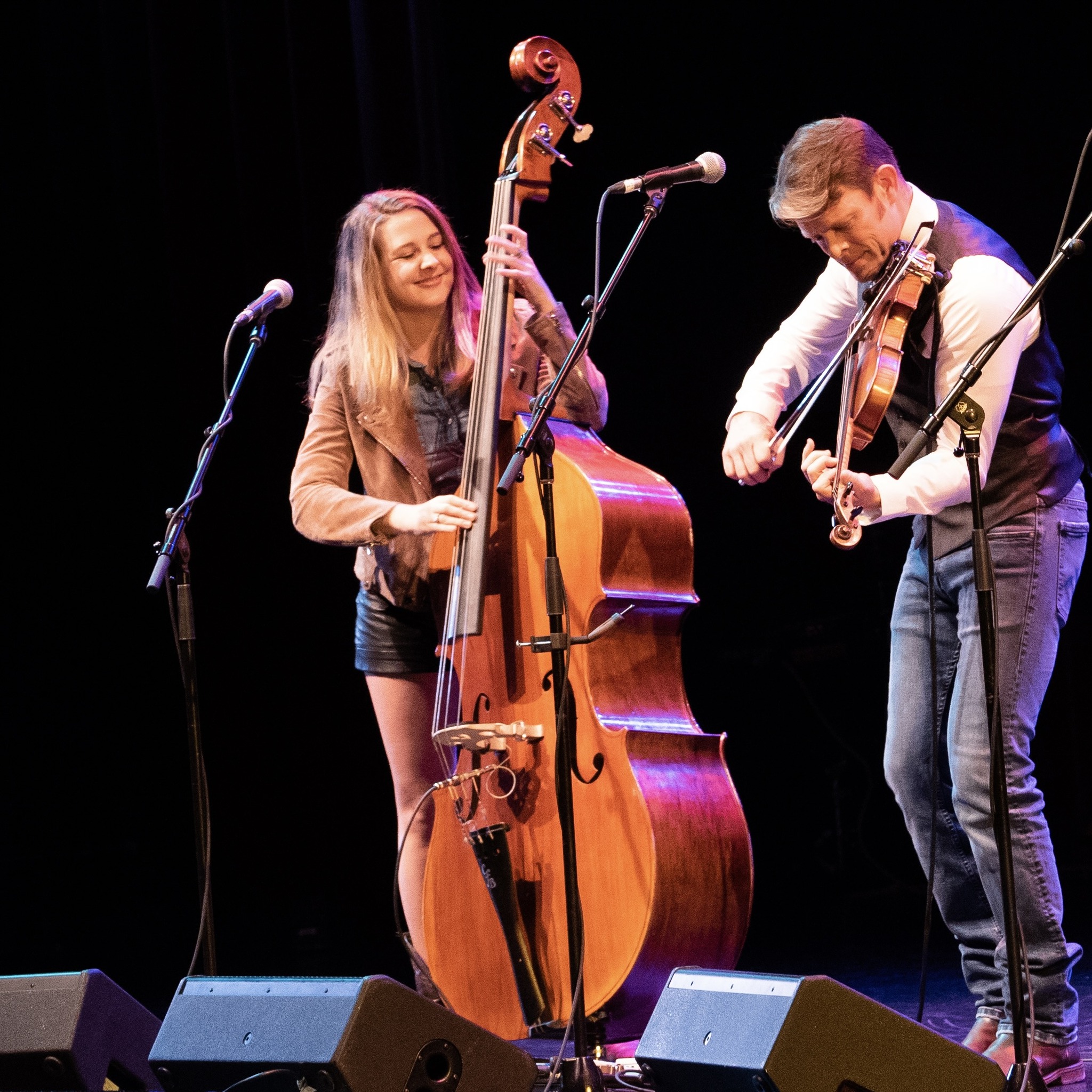 Luke and bassist Vickie Vaughn