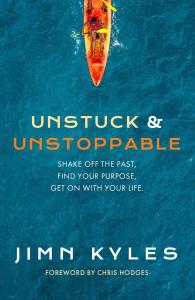 This is a photo of the cover of Unstuck and Unstoppable.