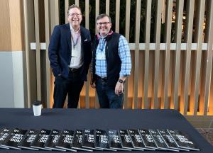 U+ Managing Partner Sean Sheppard with U+ VP of Innovation Strategy Bryan Smith