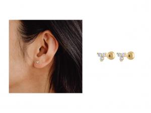Trendolla flat back earrings, https://www.trendollajewelry.com/collections/flat-back-earrings