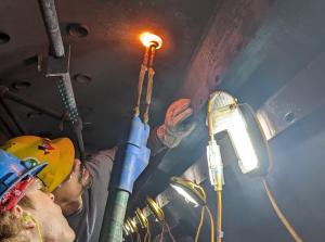 Power Plant, Boiler Tube Removal, Induction Heating