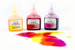 Altenew liquid watercolor comes in perfectly sized bottles for easy storage and usage.