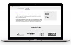 giving back webpage