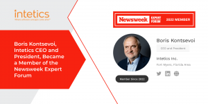 Boris Kontsevoi, Intetics CEO and President, Became a Member of the Newsweek Expert Forum