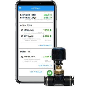 BIT Air Scale with truck weights in BIT app