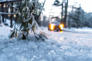 Car in snow