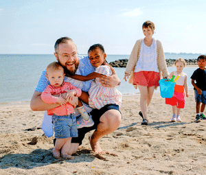 family enjoying outdoor activities in Toledo
