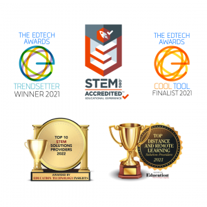 Using a research-based approach to instruction, we provide award-winning, standards-based computer science, Esports, CTE, and STEM curricula that combines critical thinking, integrated academics, and project-based learning.