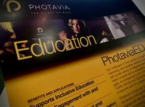 A photograph of PhotaviaED Single Page Information Sheet that has a sample of some films including a photo of Marilyn Monroe, Ed Sullivan and The Supremes.