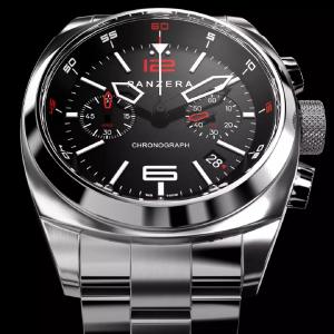 A45Q Chrono Dive Watch Black Dial