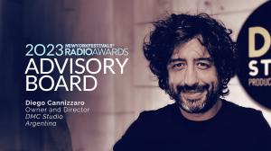 New York Festivals Welcomes Diego Cannizzaro, Owner/Director of DMC Studio to the NYF Radio Awards Advisory Board