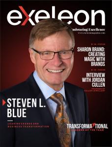 Steven L. Blue Cover Page Exeleon Magazine