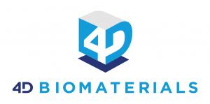 Logo for 4D Biomaterials who are pioneering new degradable medical polymers