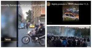 At the same time, the gathering in Tehran turned into an anti-regime rally and the protesters chanted slogans against the regime’s main institutions. “Basij and IRGC, you are our ISIS!” the protesters chanted as they vowed to continue Farrokhi’s path.
