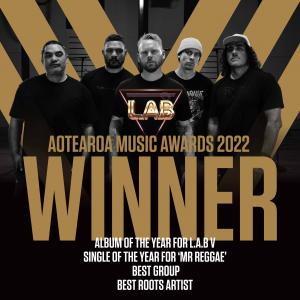 L.A.B Take Home Four 2022 Aotearoa Music Awards including the Three Big Ones for the second year running