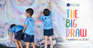 Student artwork at BSM