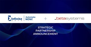 InfiniteData and Beta Systems Partnership Announcement Cover Photo