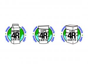 New logos for Cartons4REarth®, Cups4REarth® and Tubs4REarth®