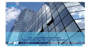 Solar Control Window Films Market Report 2022-2027