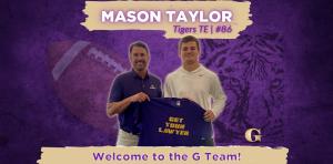 Tigers’ true freshman Mason Taylor is finding success on the field with the Tigers and in the community with Gordon.