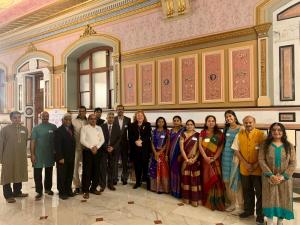Darshana team with Illinois State Senator Laura Murphy