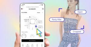 An image of the Style Filter with product attributes tagged for crop top